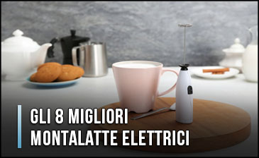 Frullino Monta Schiuma con Stand Per Latte Cappuccino Caffè Frullato Salse Cioco