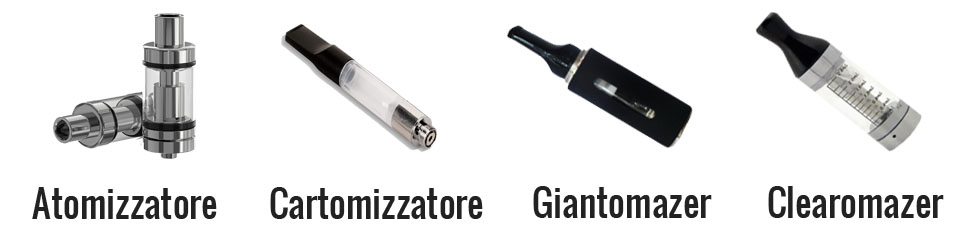 atomizzatore e cartomizzatore