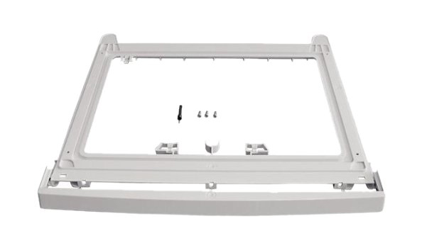 Whirlpool SKP101 Kit Di Giunzione Universale Lavatrice E Asciugatrice Con Ripiano Estraibile E Stendibiancheria Colore Bianco 262988 Zoom