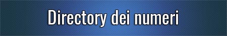 Directory dei numeri