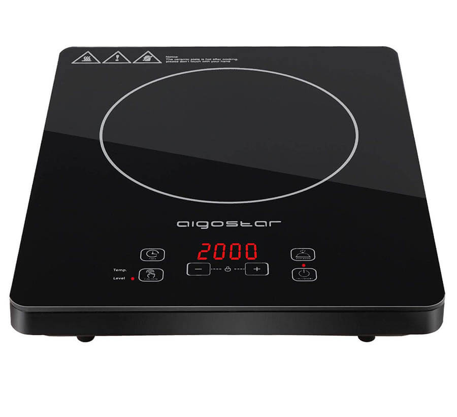 Aigostar BlueFire - Piastra A Induzione Portatile 2000W - 12
