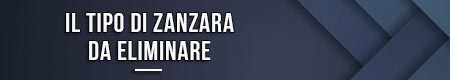Il tipo di zanzara da eliminare