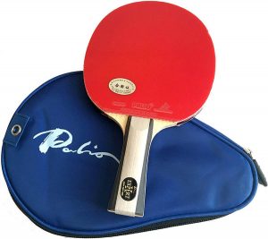migliora le tue abilità da ping pong ping-pong professionale con borsa per principianti e giocatori avanzati in gomma Racchetta da ping-pong a 4 stelle 