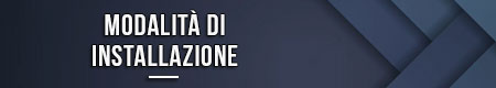 modalita di installazione