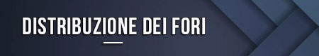 Distribuzione dei fori
