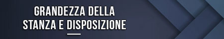 Grandezza della stanza e disposizione