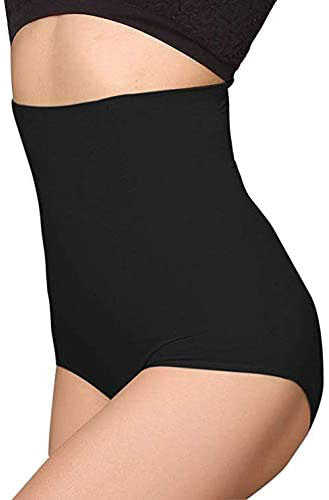 Wolbar Mutande Contenitive A Vita Alta Per Donna – Modellante In Poliammide, Nero, XXL - 2