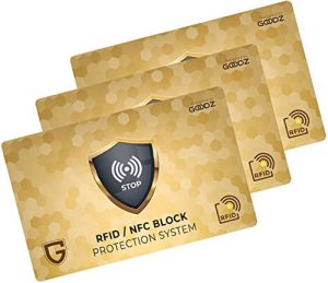 5x Custodia Protettiva RFI Protezione RFID NFC per le carte di credito EC carte RFID Card Blocker 