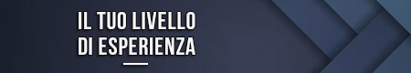 Il tuo livello di esperienza