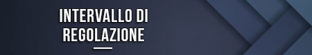 Intervallo di regolazione