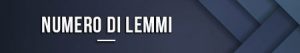 Numero di lemmi
