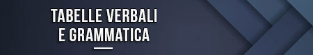 Tabelle verbali e grammatica