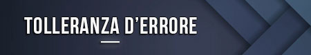 Tolleranza d’errore