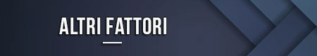 Altri fattori