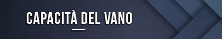 Capacità del vano