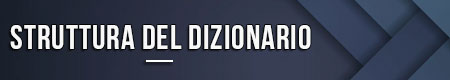 Struttura del dizionario
