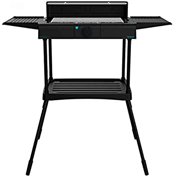 Barbecue Elettrico Da Tavolo Moulinex Accessimo - 2100W, Vaschetta Acqua Anti-fumo, Piedini Inclusi, Made In France