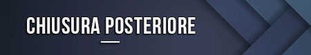 Chiusura posteriore