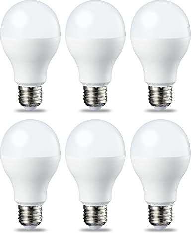 MiniSun, lampadine LED a risparmio energetico GU10 a lunga durata, potenza 5 W (resa 50 W), in materiale termoplastico e vetro satinato [classe energetica A +], Pack of 4, Cool White, GU10