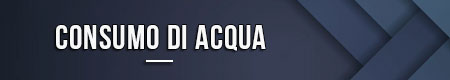 Consumo di acqua