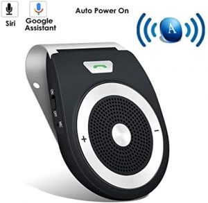 Vivavoce Wireless in-Car Speakerphone FEZBD Vivavoce Bluetooth Kit Auto Visiera con sensore di Movimento Auto Power on 