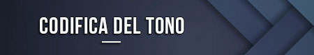 Codifica del tono