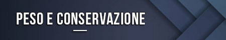 Peso e conservazione