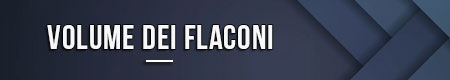 Volume dei flaconi