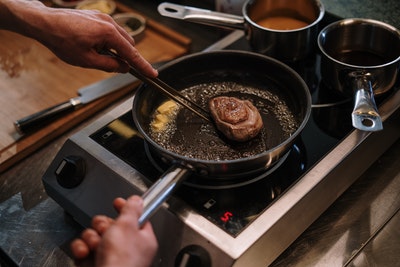 DOQAUS Termometro per Carne, 180° Pieghevole Termometro da Cucina