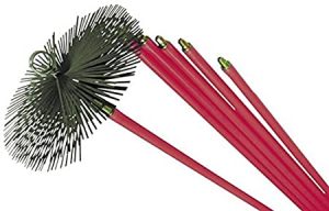 Informatica Vicenza - ULTRABrush  Pulizia Canna Fumaria. Kit pulizia stufa  a Pellet. Scovolo Spazzacamino compatibile con ogni tipo di canna fumaria.  Set 3 pezzi. Con dispenser per un utilizzo pratico e veloce