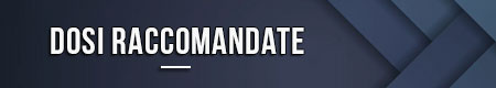 Dosi raccomandate