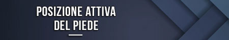 Posizione attiva del piede
