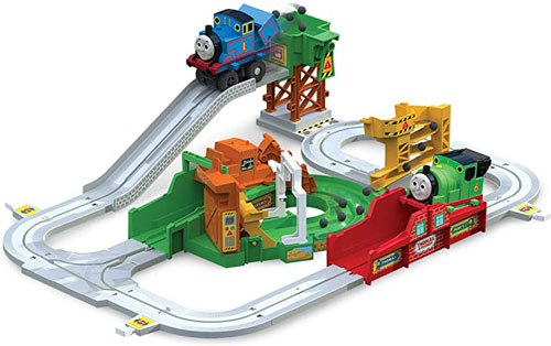 Trenino John Deere Big Loader Con Trattore Johnny - Giocattolo Elettrico Per Bambini 3+ Con Stazioni Di Carico E Binari