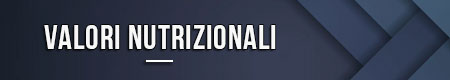 Valori nutrizionali