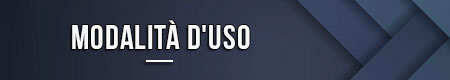Modalità d'uso