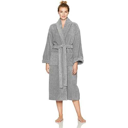 Pile Morbido Cappuccio Accappatoio Uomo Tokyo Laundry In Morbido Pile | Con Cappuccio E Tasche - Vestibilità Rilassata Accappatoio Casa Uomo - Foto 7