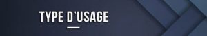 Type d’usage