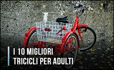 Nero Prit2016 Triciclo adulti con cestino 24 3 ruote 6 Velocità regolabile 