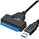 EasyULT Cavo-SATA-SATA-Nero-USB3.0 mini