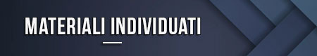 Materiali individuati