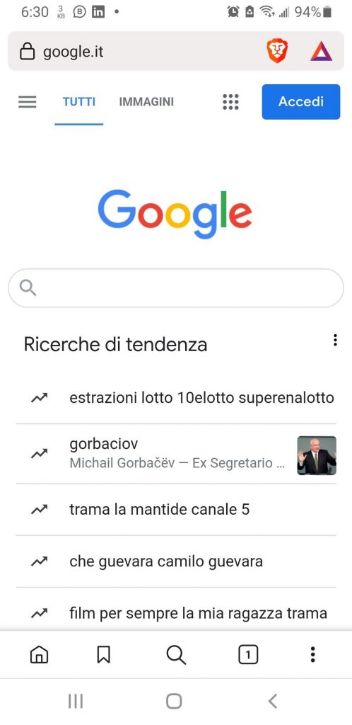 Accedete-alla-homepage-di-Google