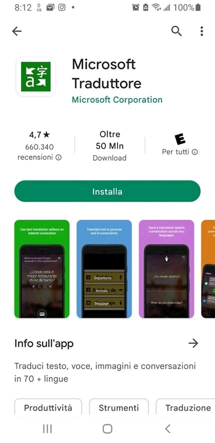 Microsoft-Traduttore-app