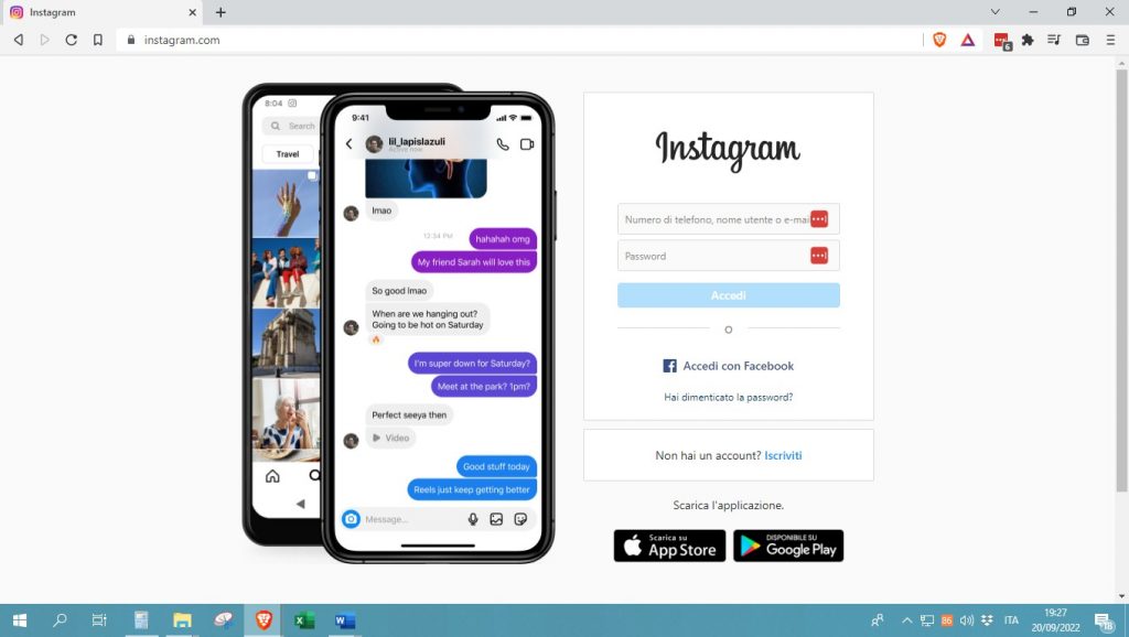 Accedete-all'app-Instagram