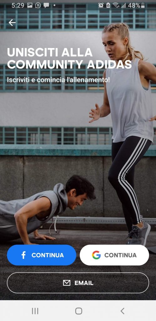 Avviate-quindi-l'applicazione-e-registratevi