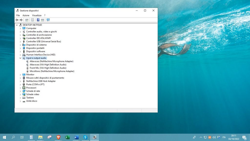 Selezionate-Input-e-output-audio