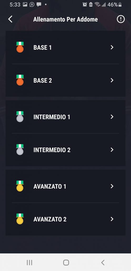 Selezionate-la-difficoltà-dell'allenamento