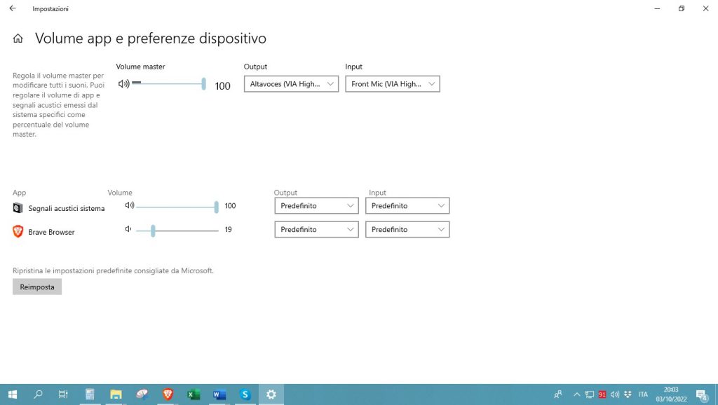 Volume-app-e-preferenze-dispositivo