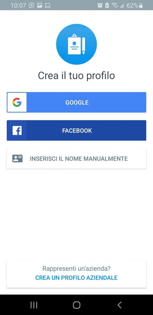 create-il-profilo-tramite-Google