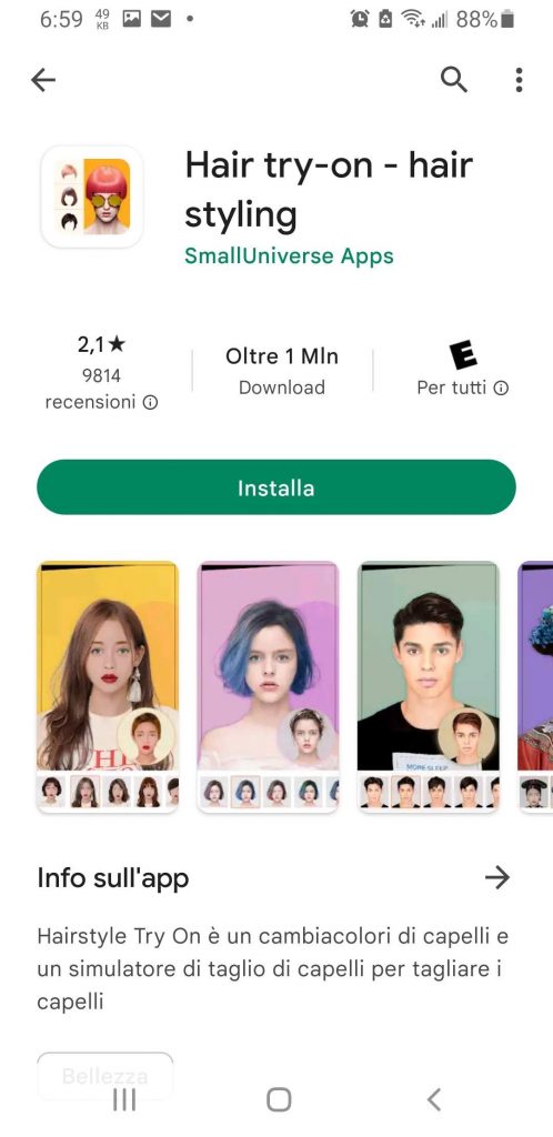 Hair-try-on-Android