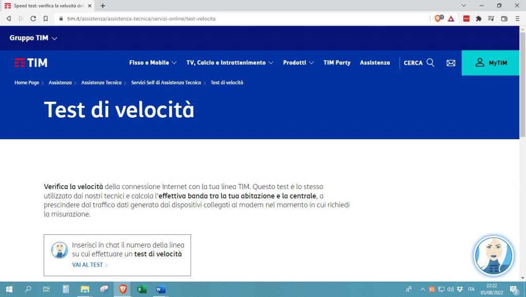 cercare-l’opzione-Test-di-velocità